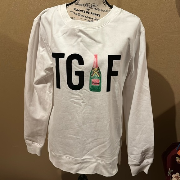 TGIF sweatshirt white - Picture 3 of 7